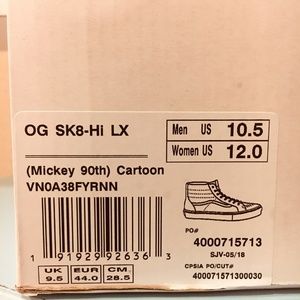 Mister Cartoon Disney  Mickey's 90th Vans